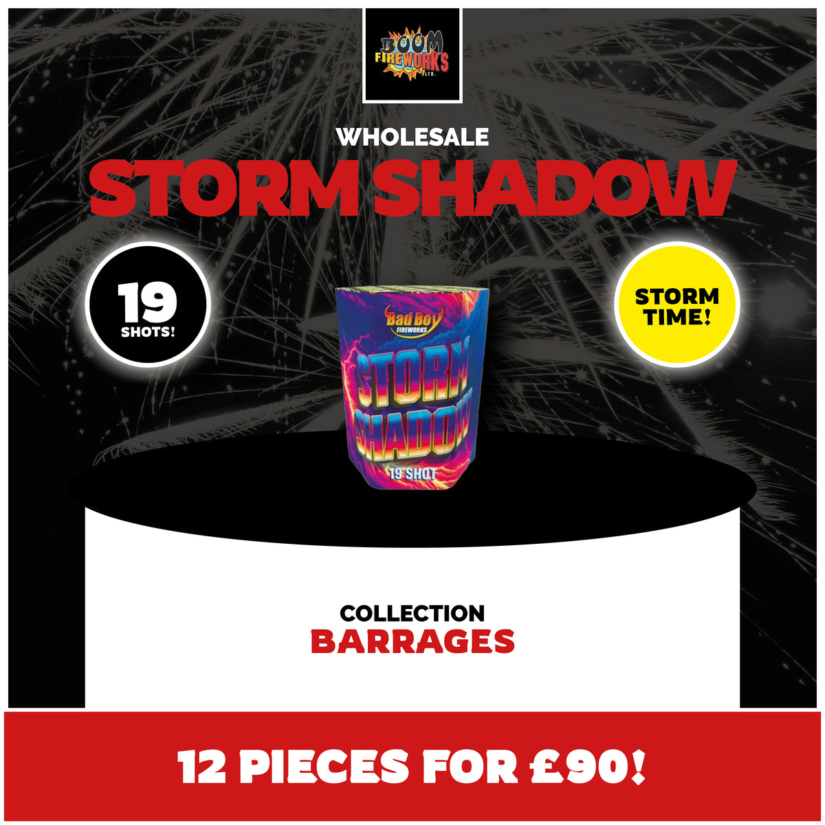 Wholesale - Storm Shadow x 12 Pieces