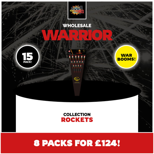 Wholesale - Warrior x 8 Packs
