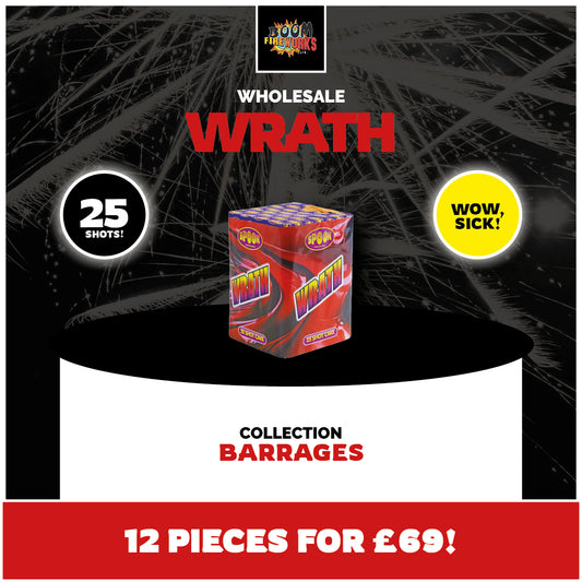 Wholesale - Wrath x 12 Pieces